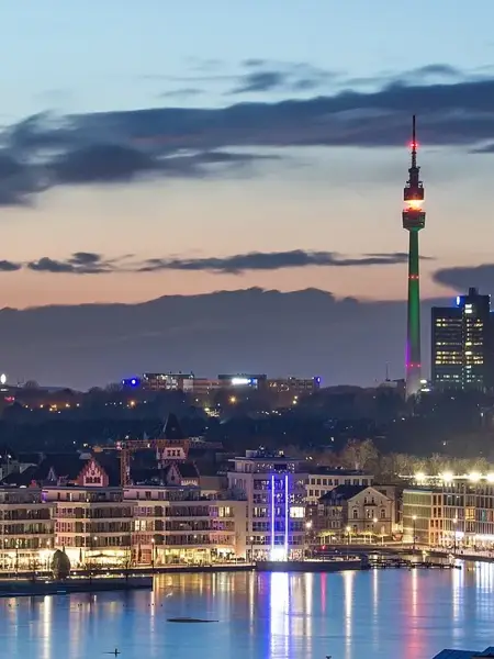 Dortmund am Abend