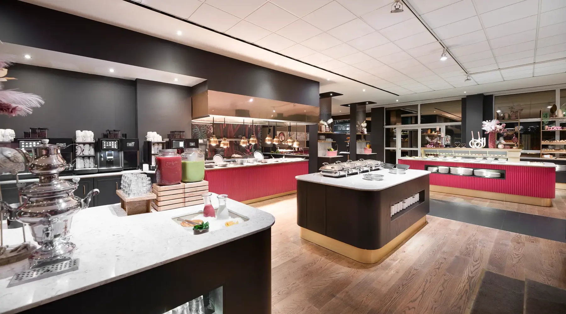 Generous breakfast buffet at Van der Valk Hotel Brussels Airport