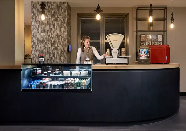 Reception shop in Hotel Antwerp