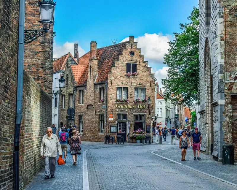 Bruges countryside in autumn