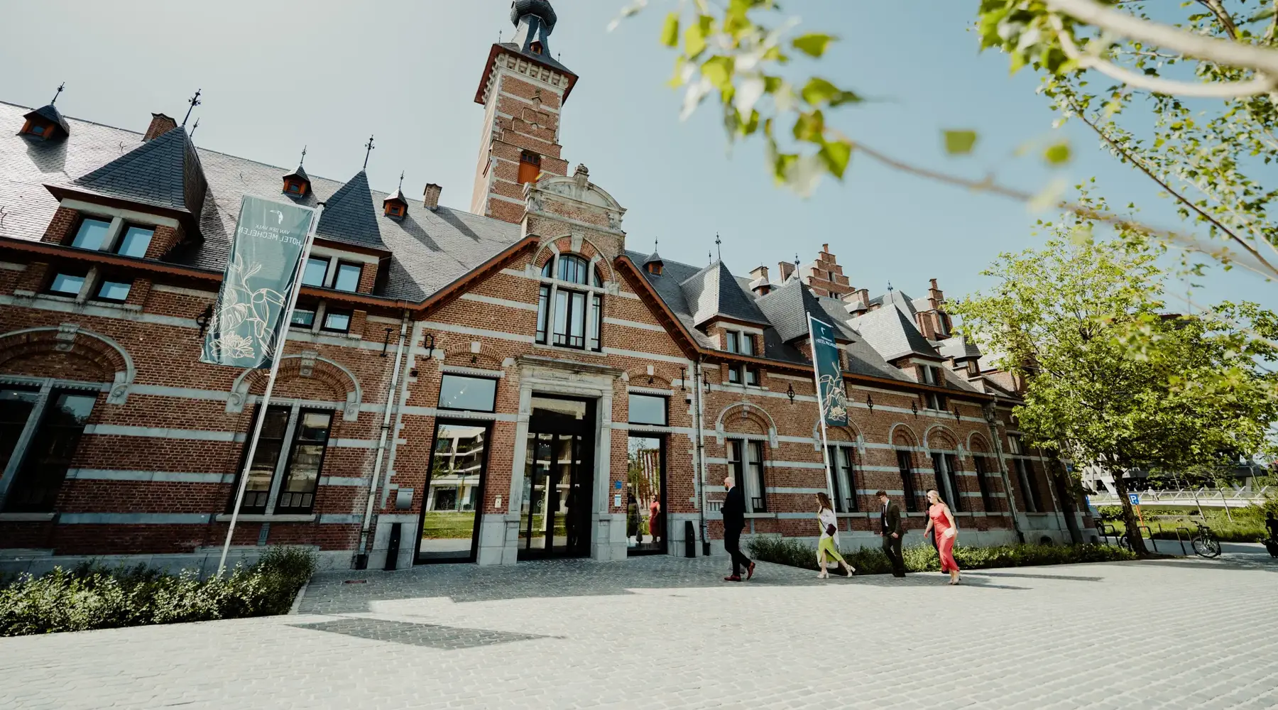 Gevel van het hotel