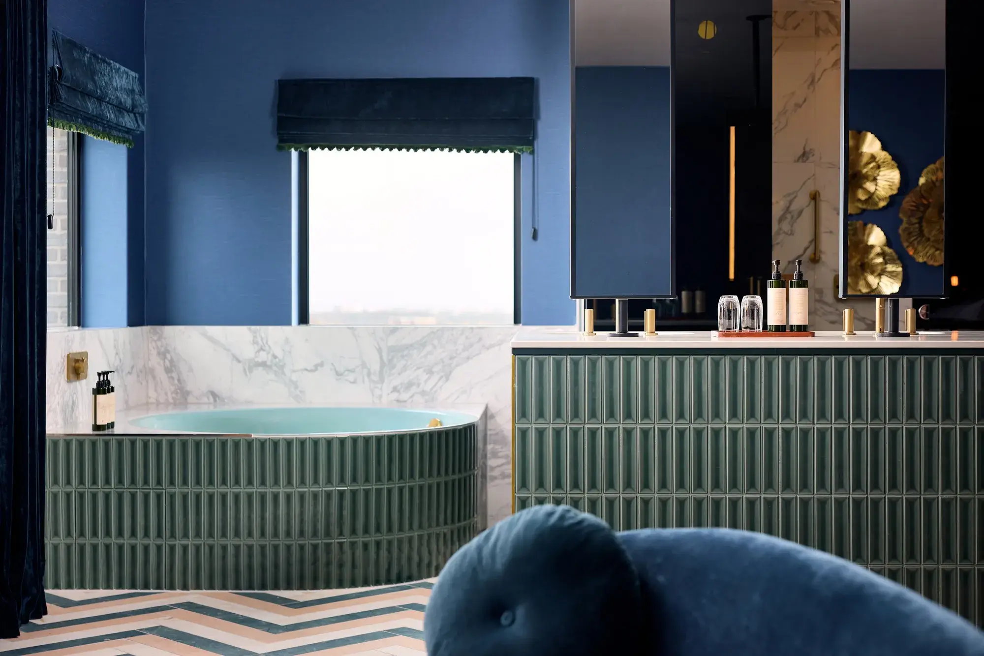 Baignoire îlot dans la Suite Penthouse Nord