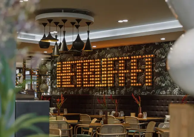 Interieur van Restaurant Het Buffet