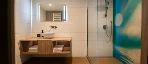 Bathroom in Comfort room at Van der Valk Hotel Gorinchem-A27