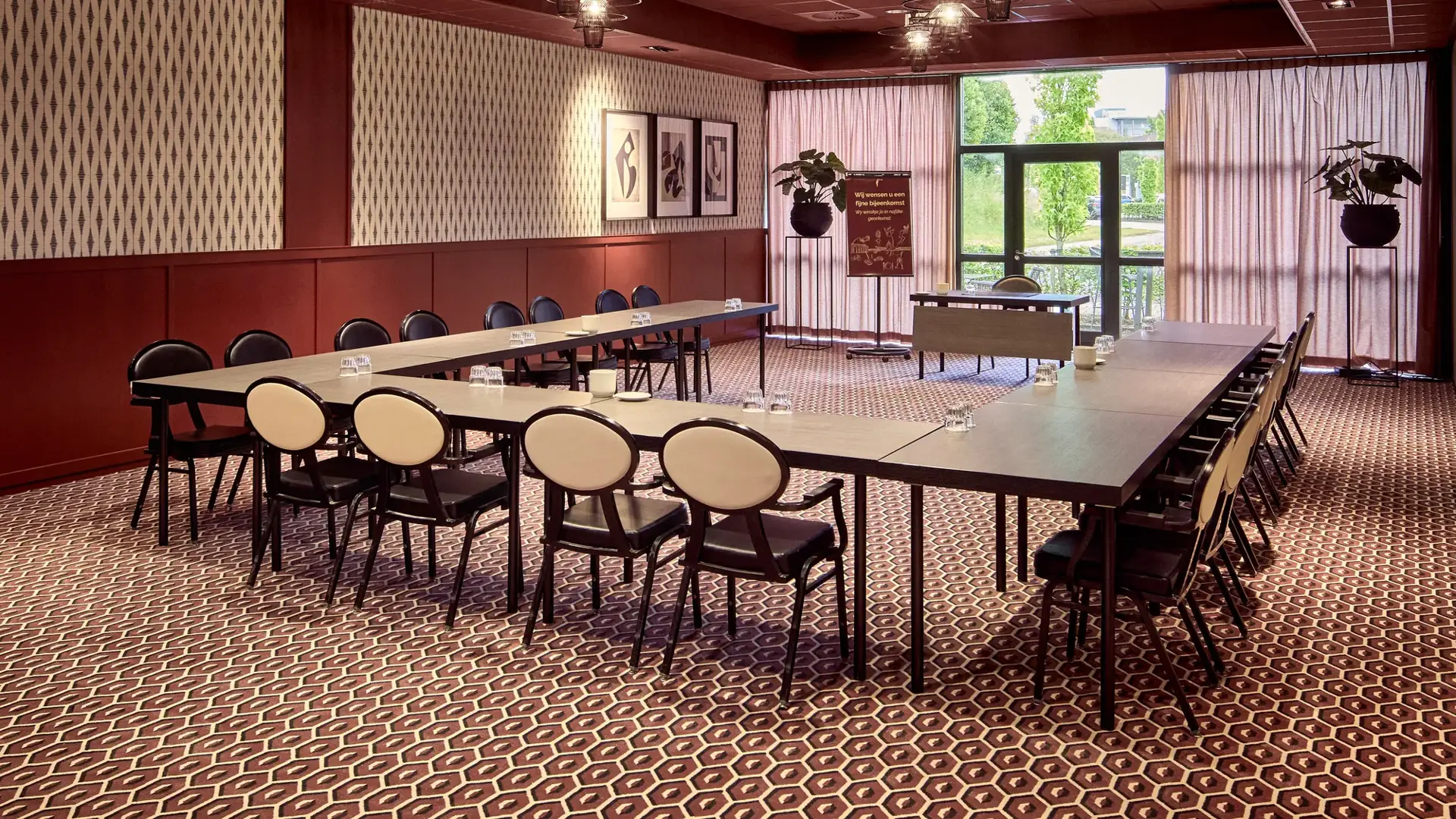 Zaal in U-vorm