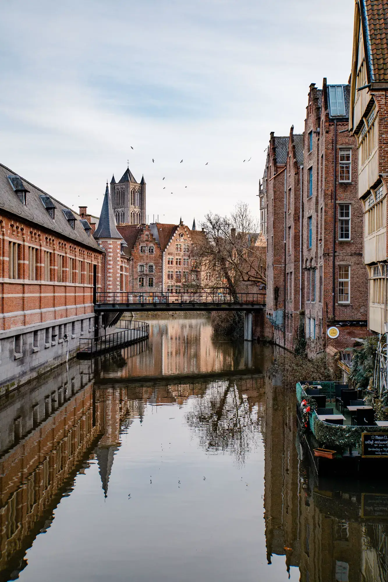 Un vieux canal à Gand