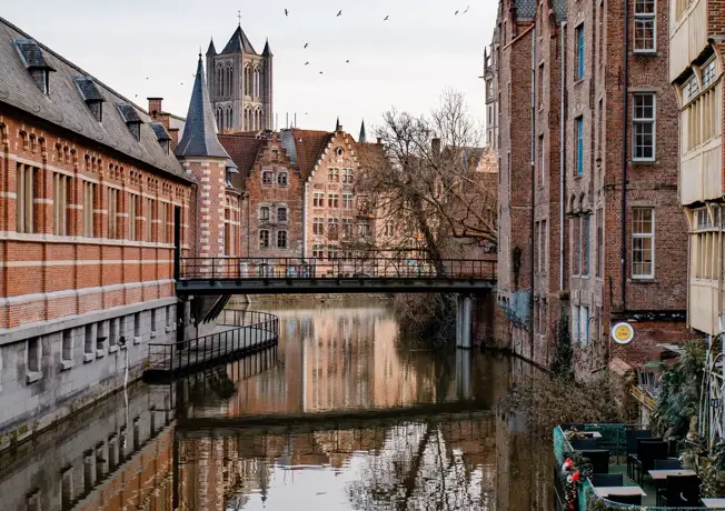 Herfst in centrum Gent 