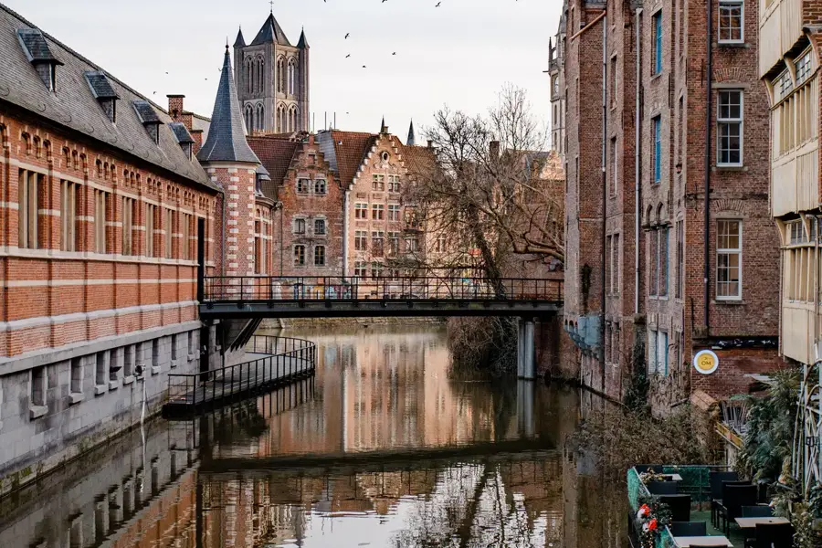 Walking around the historic center of Ghent
