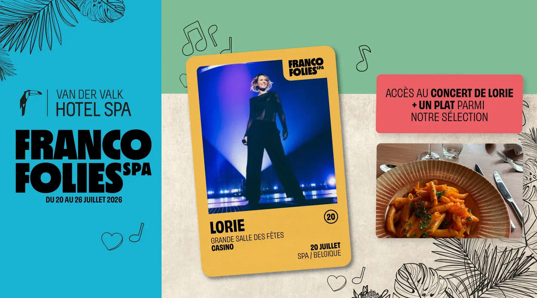Lorie ouvre les Nuits Francofolies de Spa !