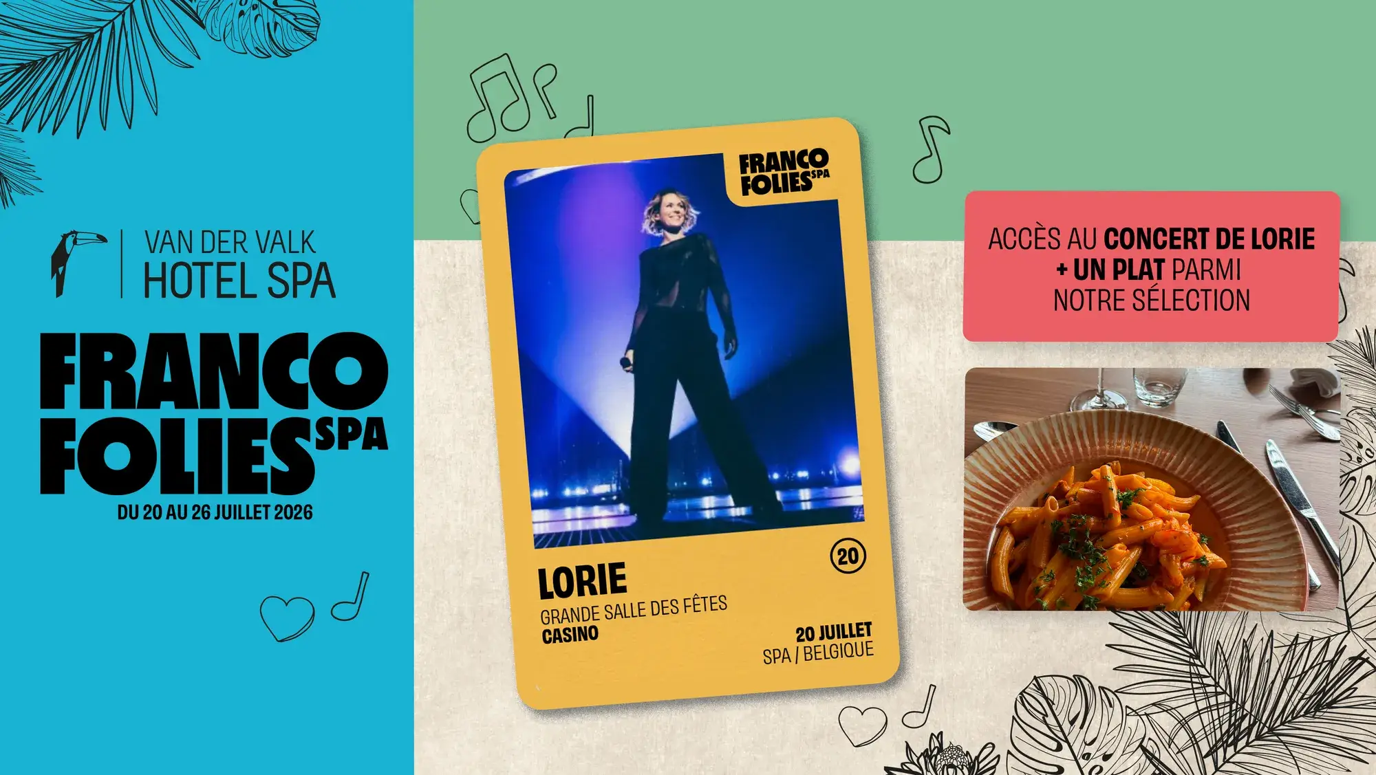Lorie ouvre les Nuits Francofolies de Spa !