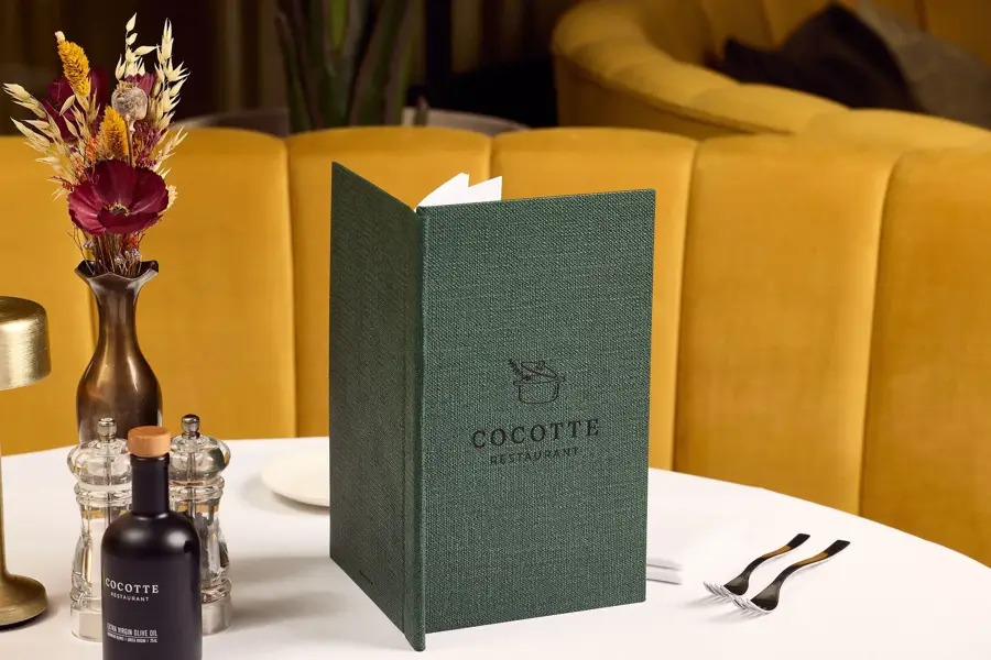 Menu of Restaurant Cocotte in Ghent for lunch and dinner