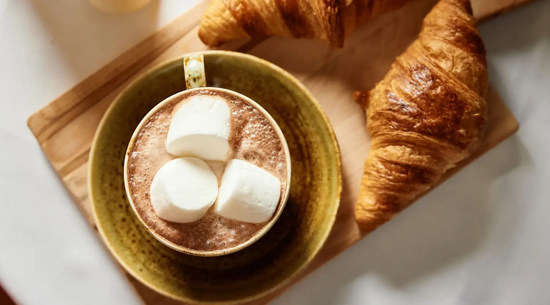 Winterse chocomelk in Hotel Gent