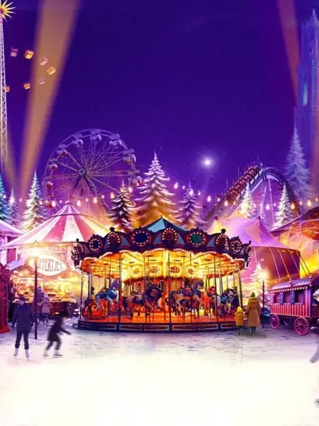 Winter spectacle-carousel
