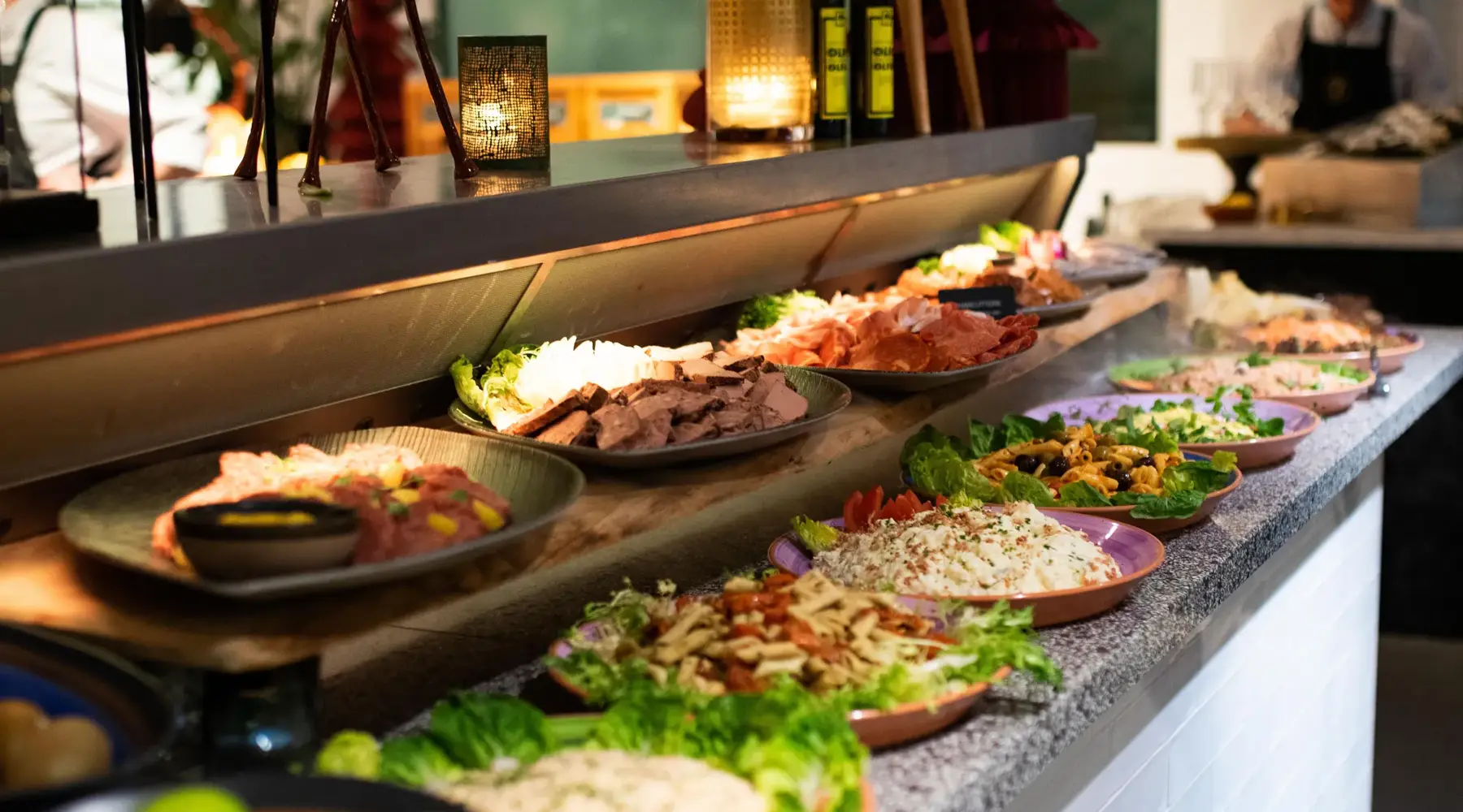 Nest Buffet | Lunch buffet | Van der Valk | Salads