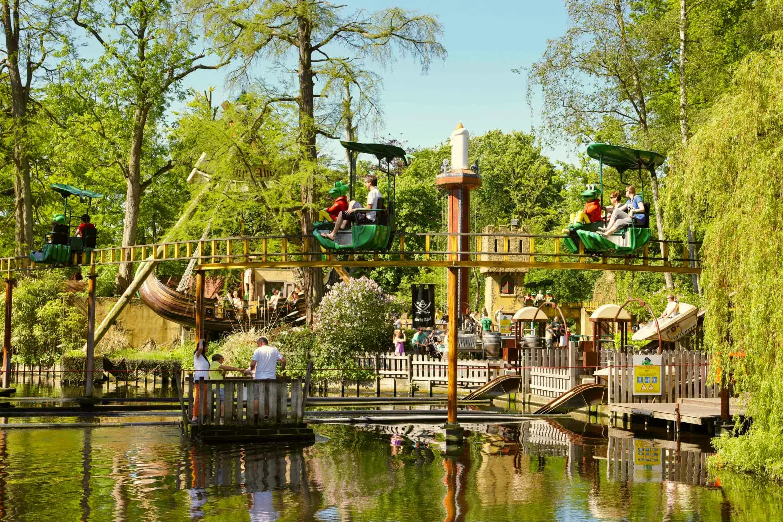 Attractie in Duinrell.