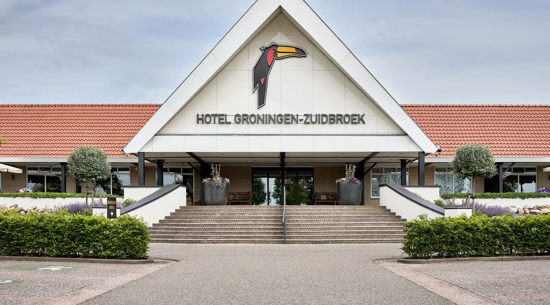 Eingang Hotel Groningen - Zuidbroek A7