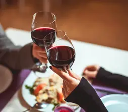 Romantisches Abendessen
