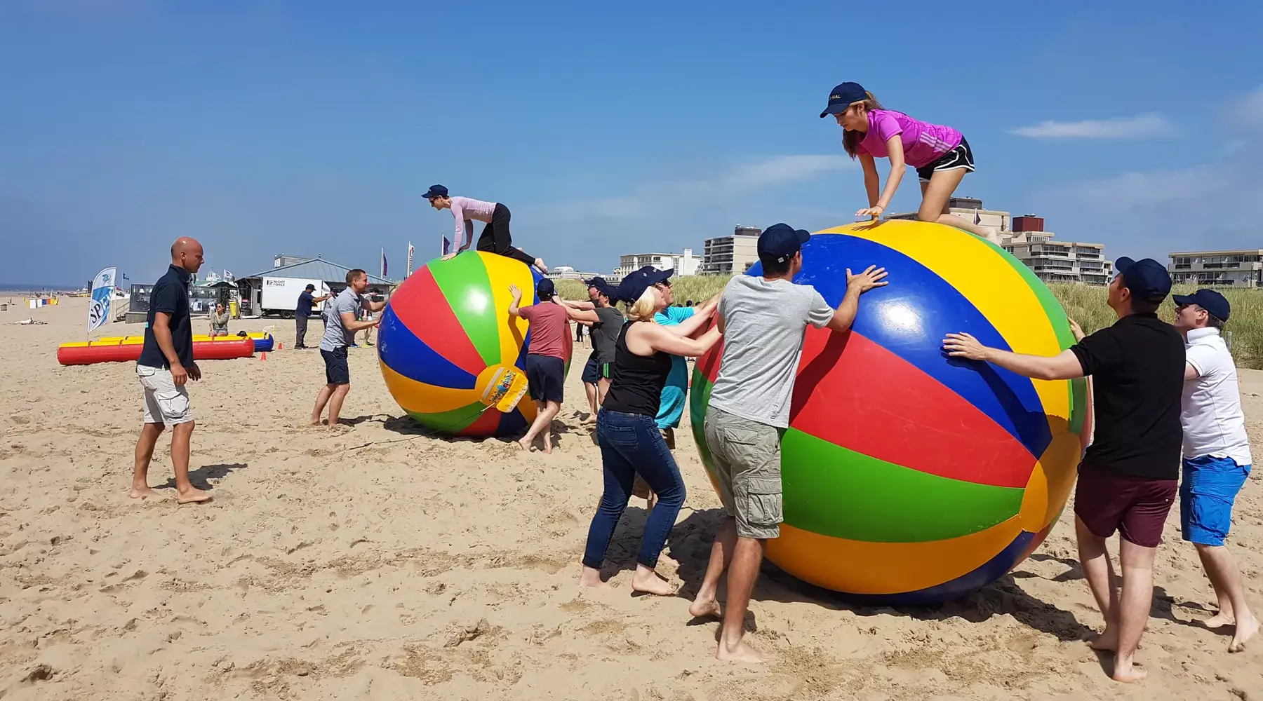 Sports day at the beach