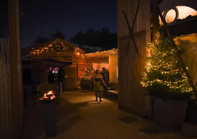 Tijdens de winter wandelen in Noordwijk