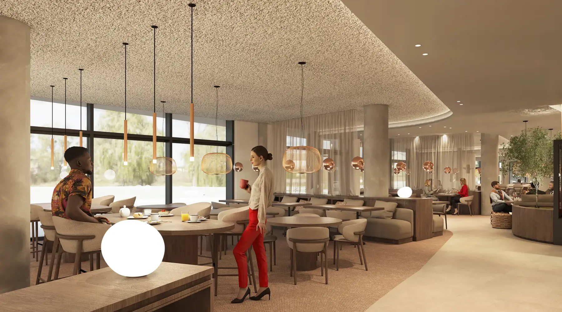 het restaurant