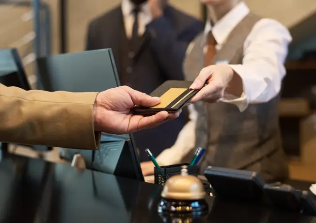 réception de l'hôtel