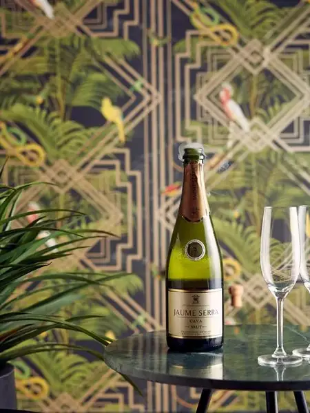 Champagne op een kamer, bij te bestellen bij een upgrade