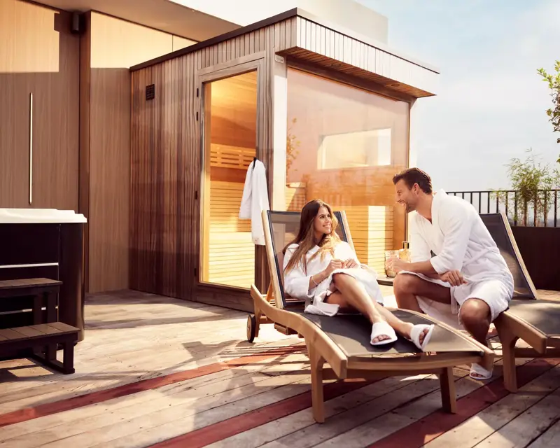 Sauna buiten