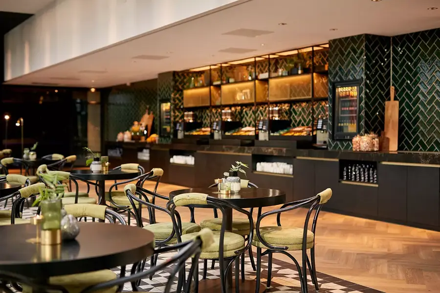 Grüne Lounge