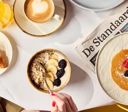 Extensive breakfast at Van der Valk Hotel Gent