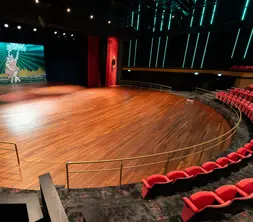 Theater hall - flat floor setup