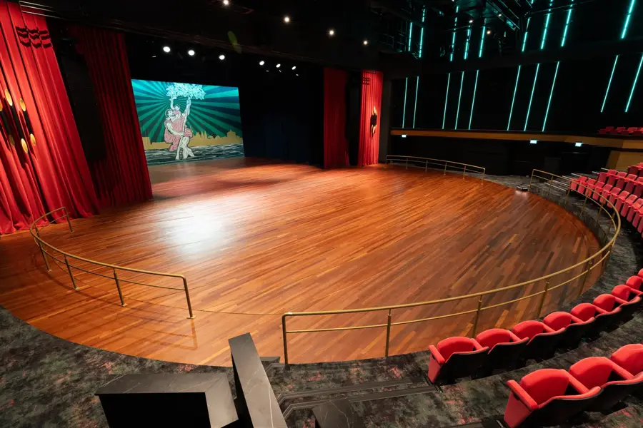 Theater hall - flat floor setup