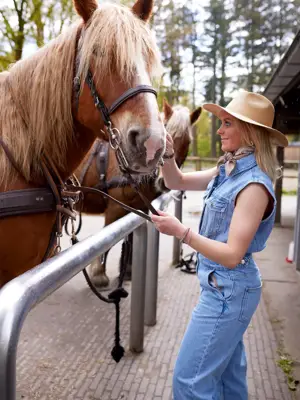 Woman with horse