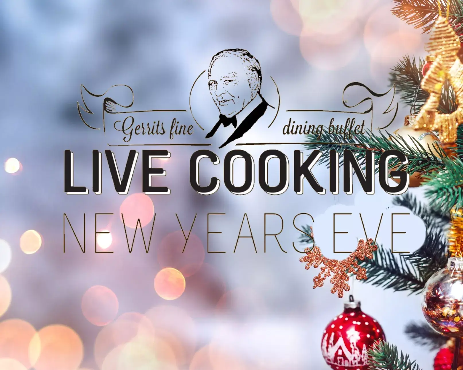 Oudjaars live cooking buffet