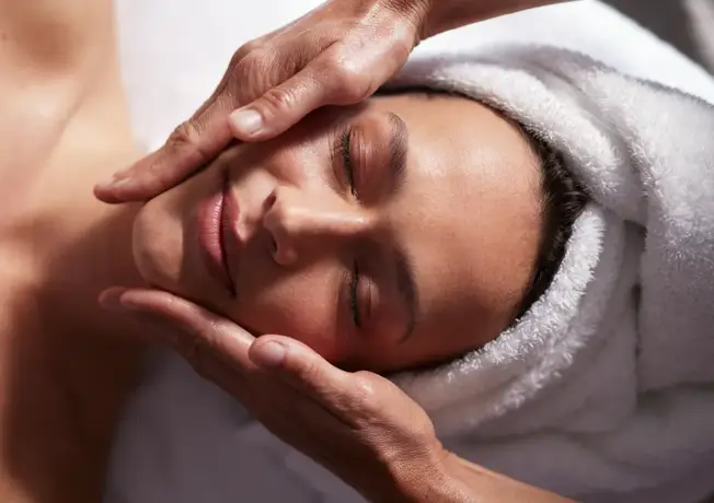 Vrouw in de wellness