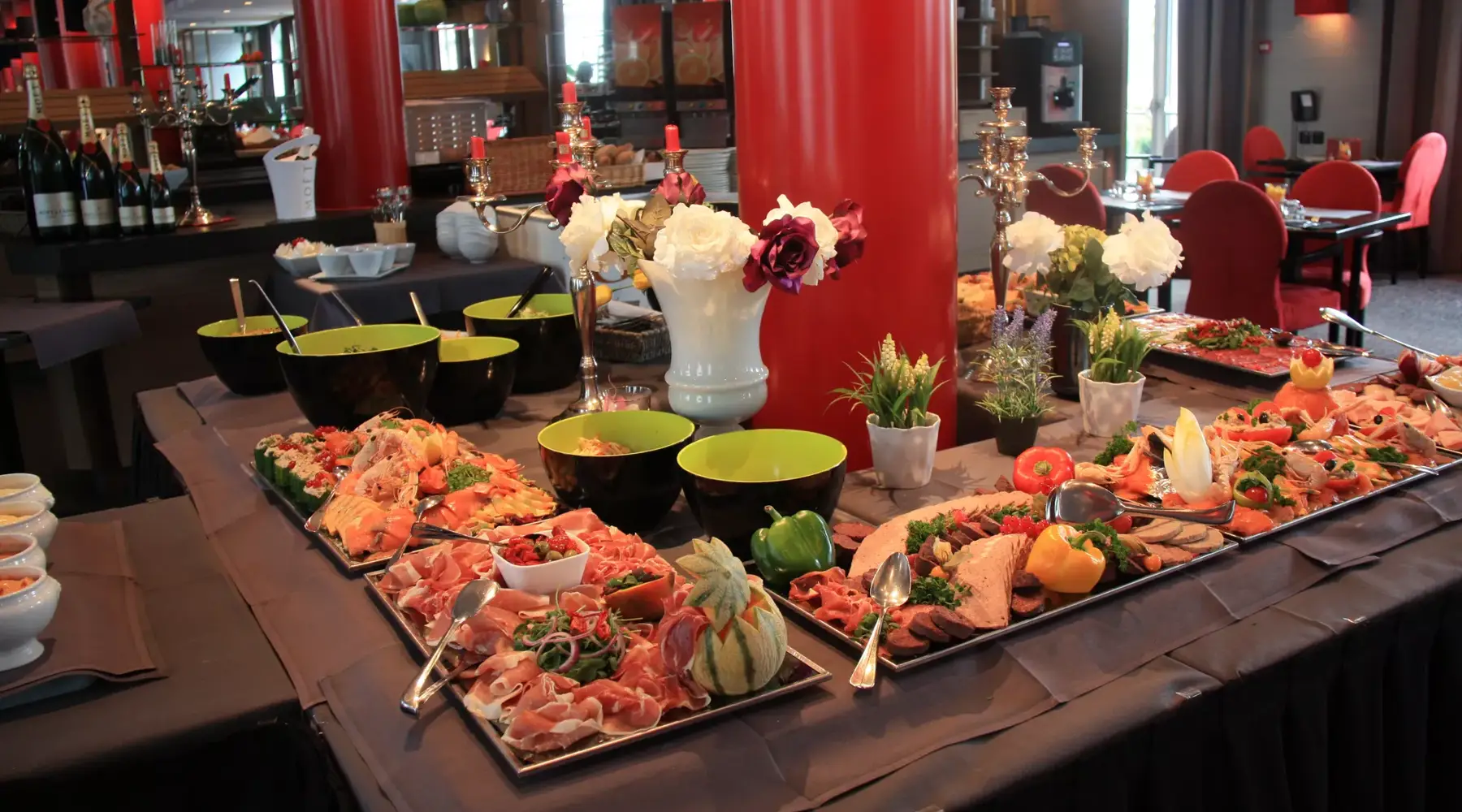 Buffet im Hotel Verviers