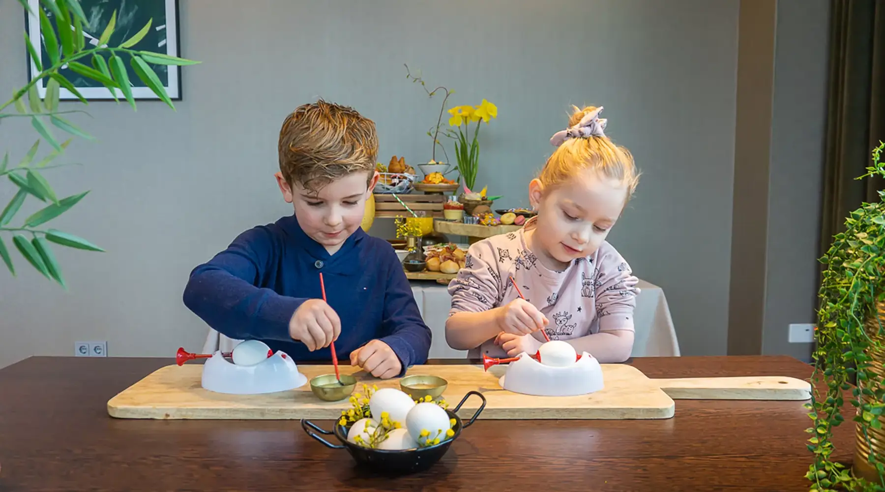 Eieren schilderen kids
