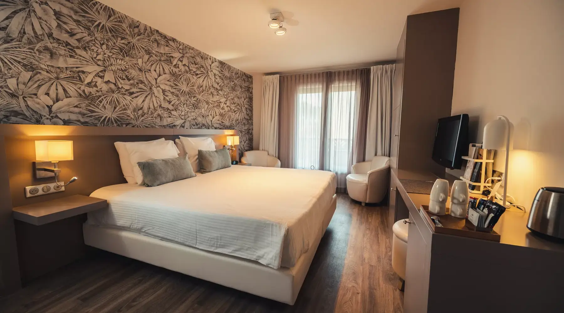Chambre l'hôtel Le Catalogne