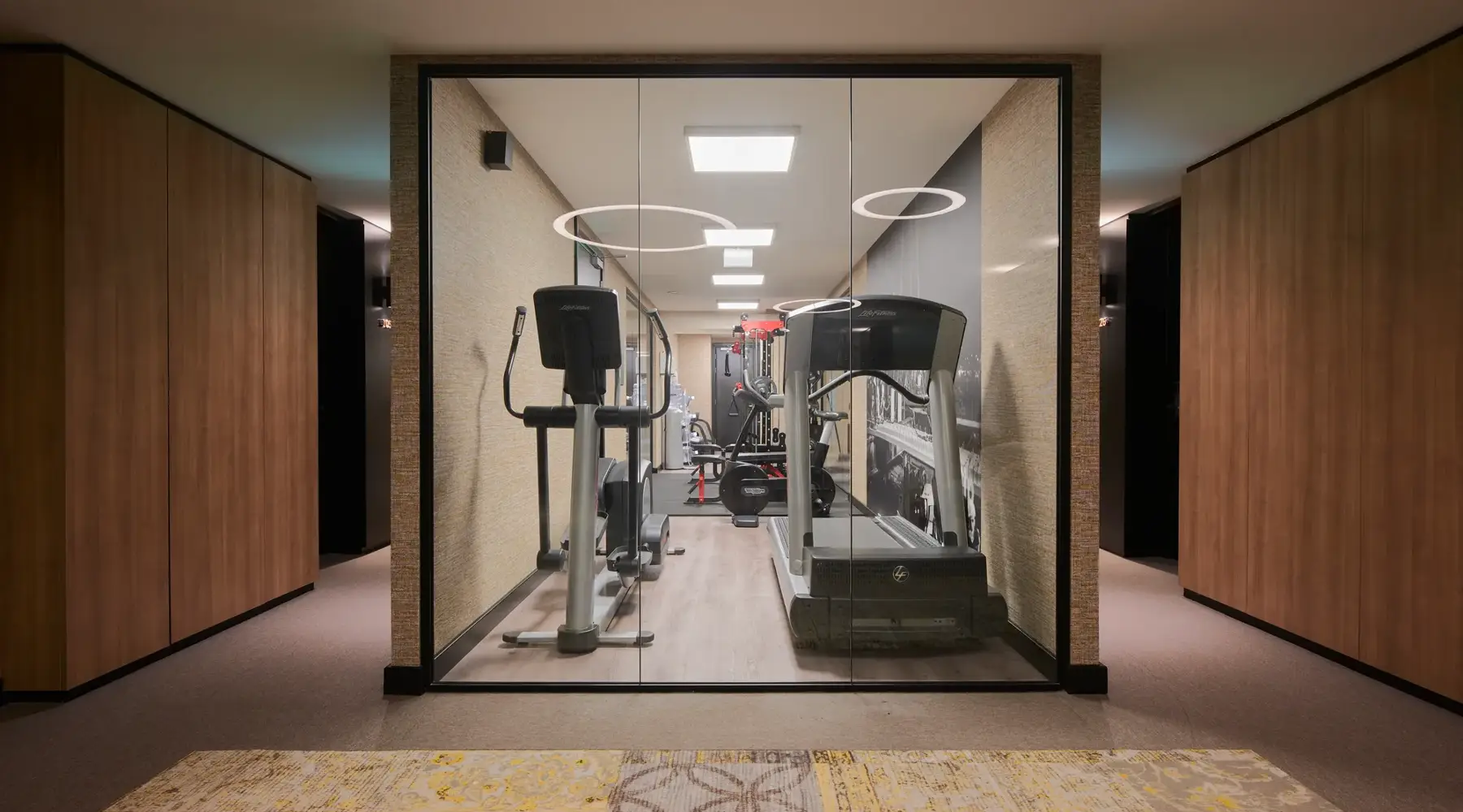 Fitnessraum des Hotels Gorinchem-A27.