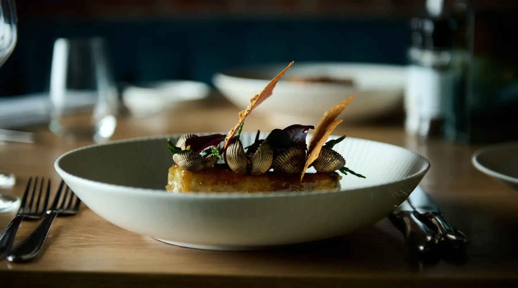 Close-up of a fish dish