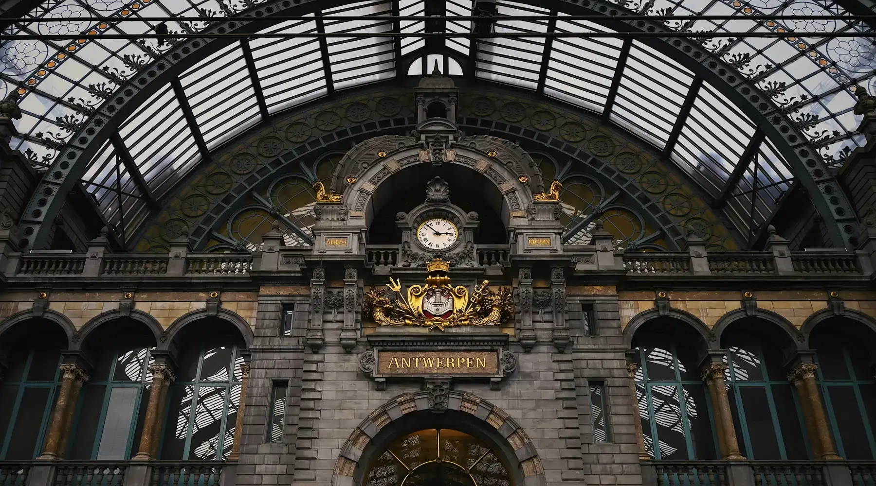 Hauptbahnhof in Antwerpen.