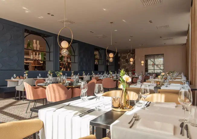 Einrichtung des Restaurants