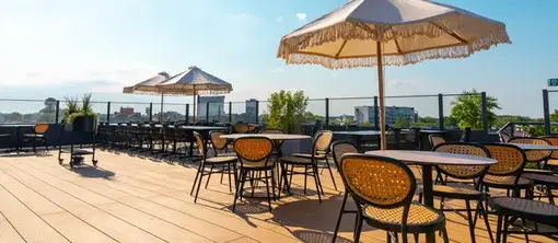Bites & Bubbles with a view
