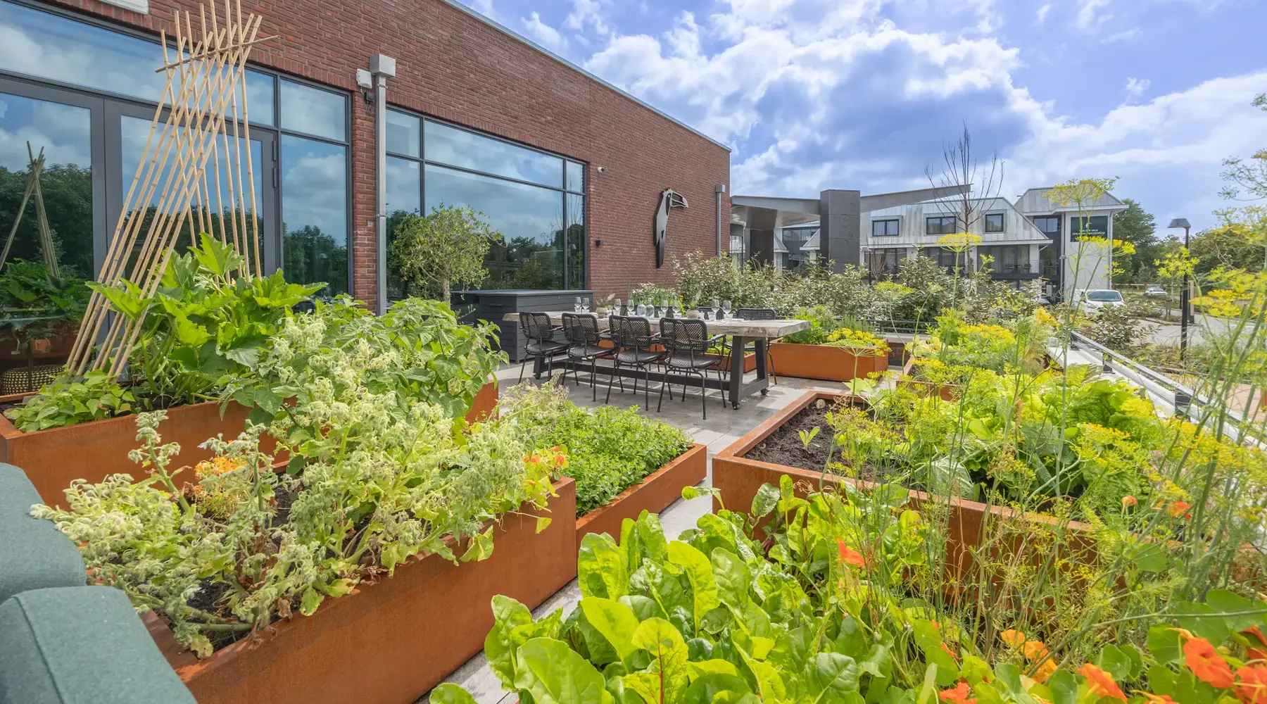 Eigen moestuin