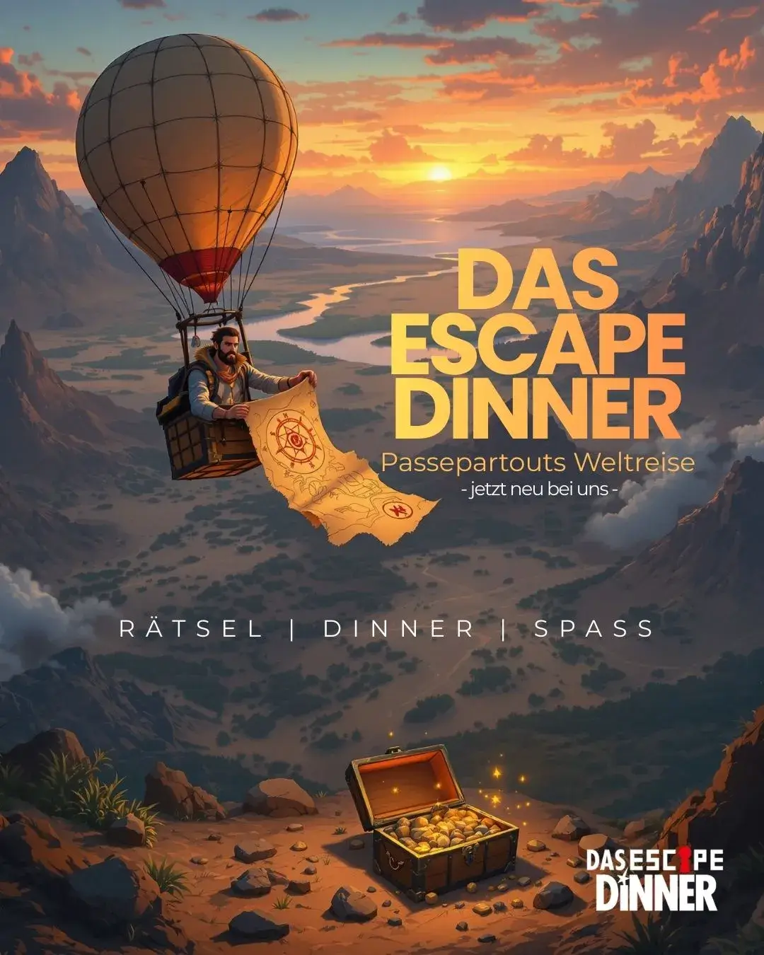 Het Escape-diner in Van der Valk Natuurresort Drewit
