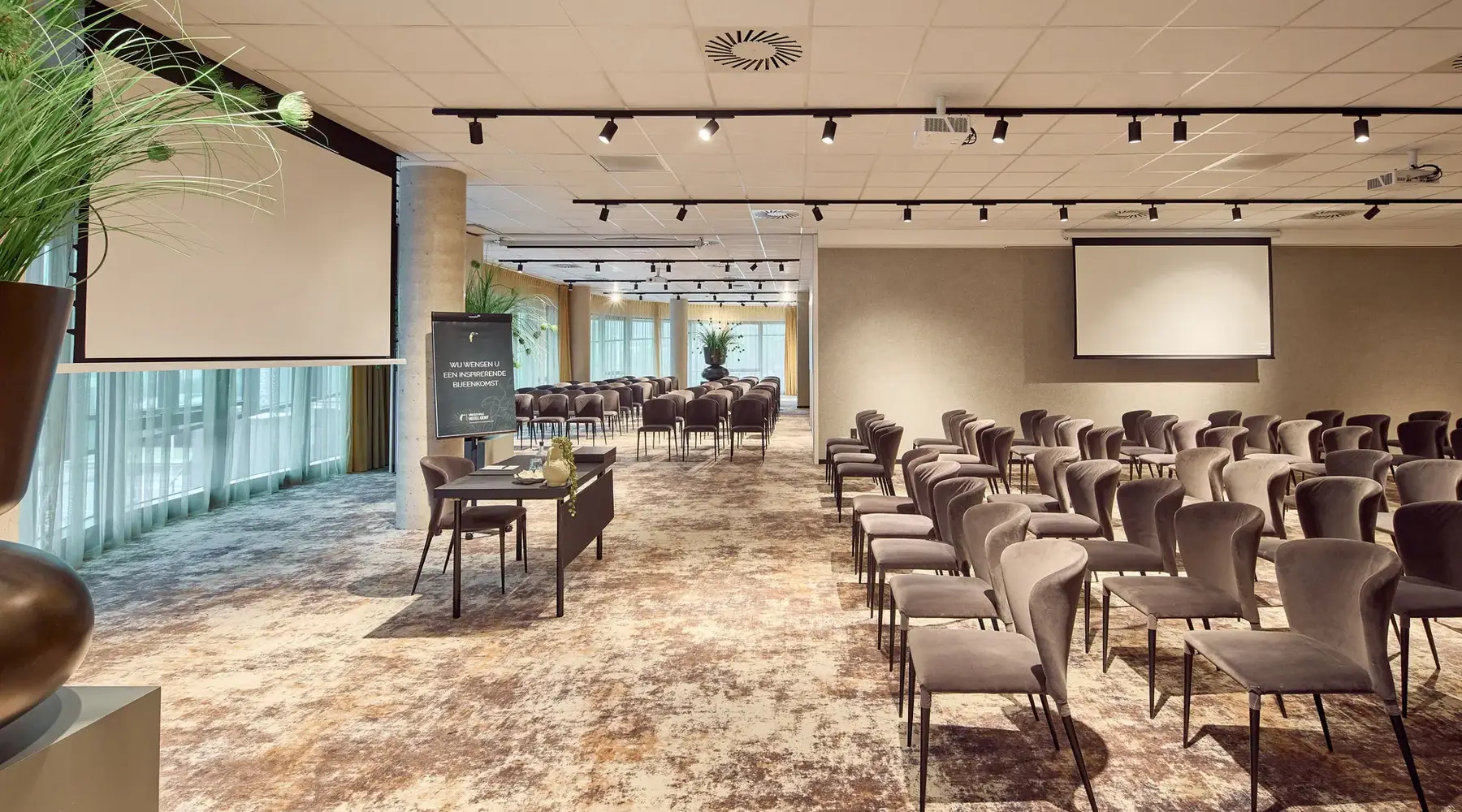 Kombination der Säle Graslei und Vrijdagmarkt im Hotel Gent