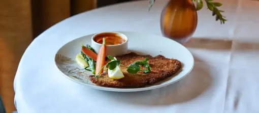 Schnitzel à l'hôtel Van der Valk Gorinchem-A27