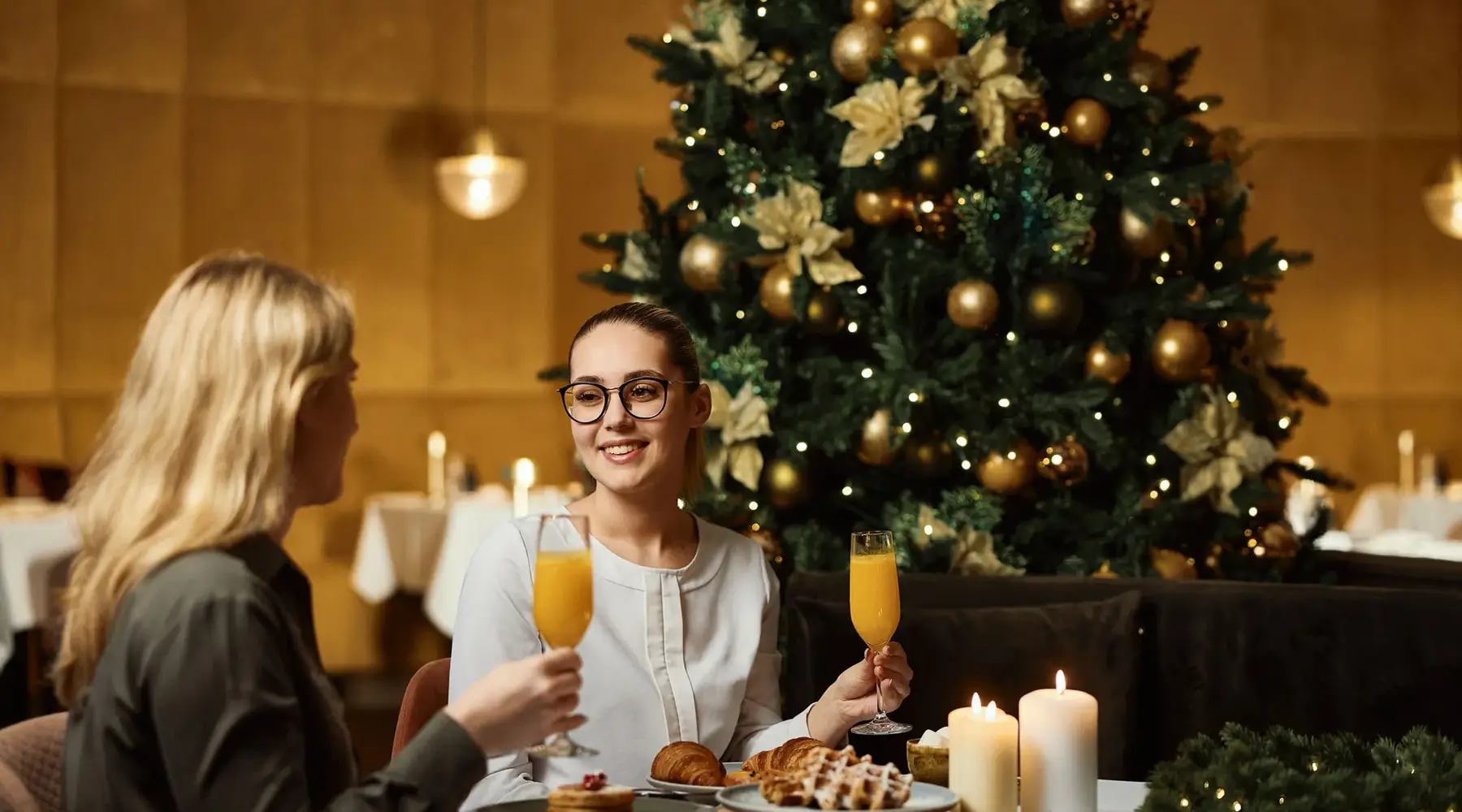 Petit-déjeuner le jour de Noël à l'hôtel Gent