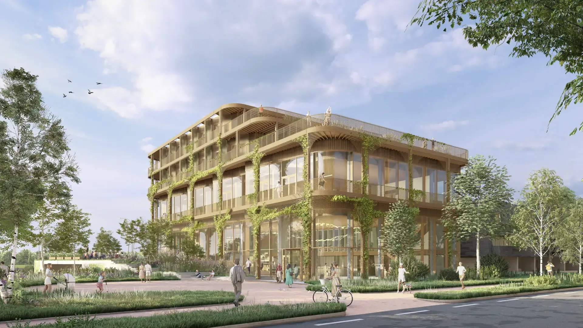 Nieuwbouw gebouw