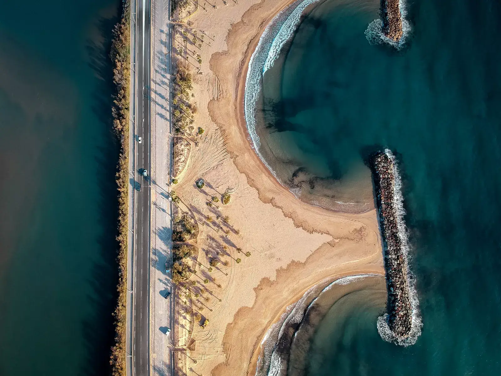 La côte près de l'hôtel