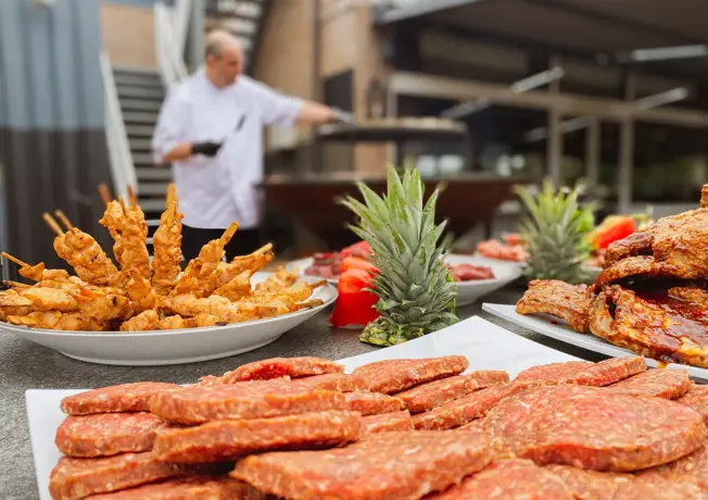 Bbq bij Hotel Leusden